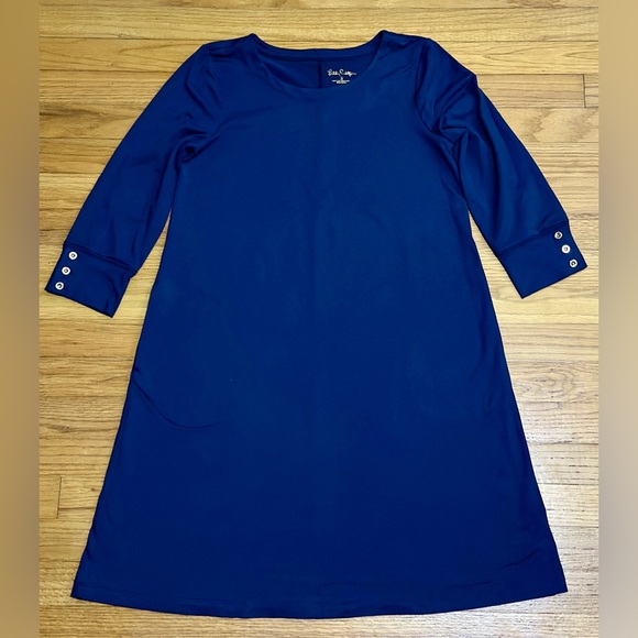 Lilly Pulitzer Dresses & Skirts - Lilly Pulitzer NWOTAG Small ‘True Navy Sophie’ Long Sleeve Dress WITH POCKETS!